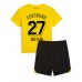 Borussia Dortmund Karim Adeyemi #27 Babykleding Thuisshirt Kinderen 2023-24 Korte Mouwen (+ korte broeken)